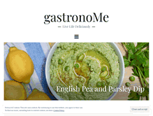 Tablet Screenshot of gastronomeblog.com